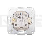 Переключатель DEA 1кл прох. (инд) с/у 10А мех. Бел (KRANZ 1/10/120), фото 1