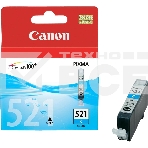 Картридж струйный CLI-521C (2934B004) голубой (535 стр.) для Canon Pixma iP3600, 4600, MP540 ,MP620, MP630, MP980, фото3