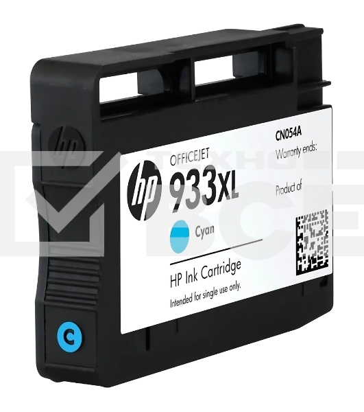 Картридж струйный HP №933XL CN054AE голубой для HP OJ 6700/7100 (825стр.)