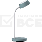 Светильник настольный Qplus модель GTL602 8W 600lm 4000K 170-265V бирюзовый диммируемый LED 1/8, фото2