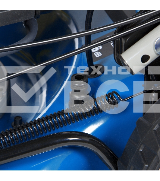 Бензиновая газонокосилка Hyundai L 4610SE самоходная, электрозапуск, двигатель Hyundai ICV145,4-х такт, 3.5 л.с./145 см3, Ширина среза 45,7 см, Высота среза 25-75 мм, 35 кг