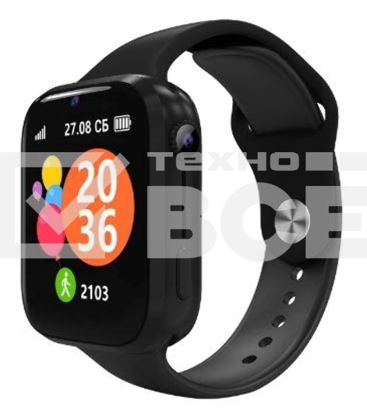 Смарт-часы GEOZON KIDS CONCEPT  G-W26BLK  черный