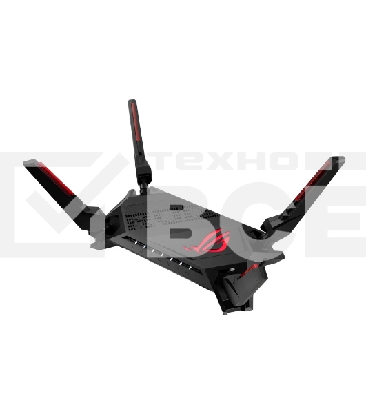 Роутер ASUS ROG GT-AX6000802.11b/g/n/ac, ax, до 1148 + 4804Мбит/c, 2,4 + 5 гГц, 8 антенн, USB, GBT LAN; 90IG0780-MO3B00