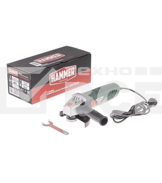 Угловая шлифовальная машина Haммer Flex USM1050A 28444 УШМ 1050Вт 4000-11000об/мин 125мм
