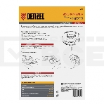 Катушка Denzel 96322  тримм. полуавтомат. легкая заправка лески гайка m10x1.25 винт m10-m10 алюм.кн, фото4