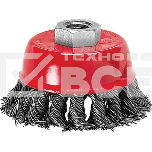 Щетка Matrix для УШМ, 75 мм, М14, 