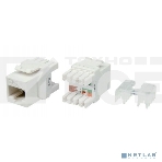 Вставка Keystone Jack RJ-45(8P8C) кат. 6 180град. KJ8-8P8C-C6-180-WH бел. Hyperline 426189, фото2
