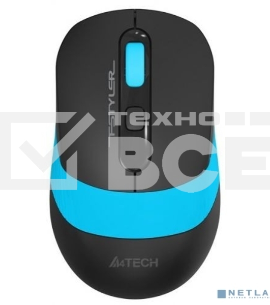 Клавиатура + мышь A4 Fstyler FG1010 клав:черный/синий мышь:черный/синий USB беспроводная Multimedia