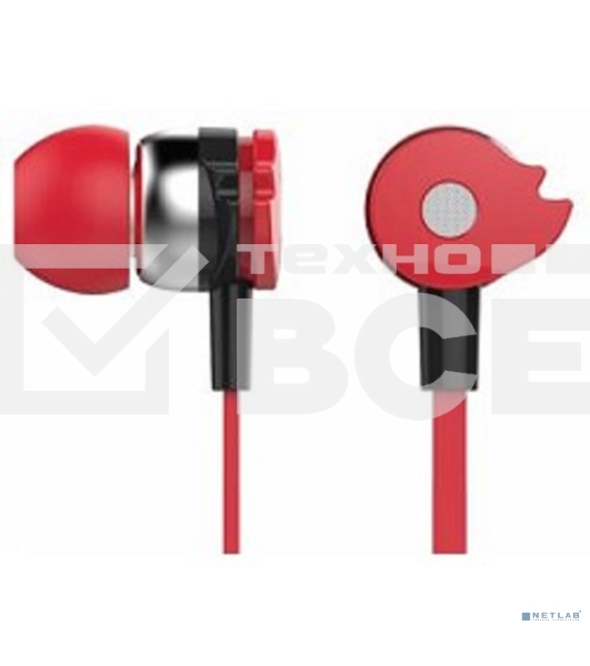 Наушники Oklick HS-S-210 1.1м красный