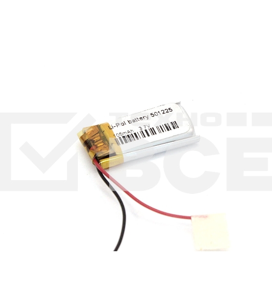 Аккумулятор Li-Pol (батарея) 5*12*25мм 2pin 3.7V/105mAh