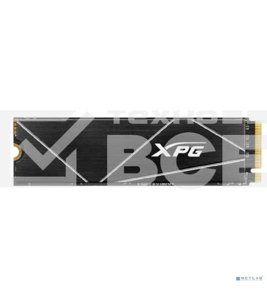 Накопитель SSD ADATA XPG GAMMIX S70 BLADE, 512Gb, PCIe 4.0 x4, M.2 2280, NVMe, R/W 7200/2600, с радиатором
