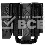 Кулер для процессора Thermalright Royal Pretor 130 черный (4-pin PWM, 158mm, Ni/Cu, 6x6mm, 1x120+1x130mm, 80.45CFM/81.88CFM, 29.4dBA/28.3dBA, 2150PM/1750RPM, S: 1200, 1700, 1851, 2011, 2066, 115X, AM4, AM5, black), фото9