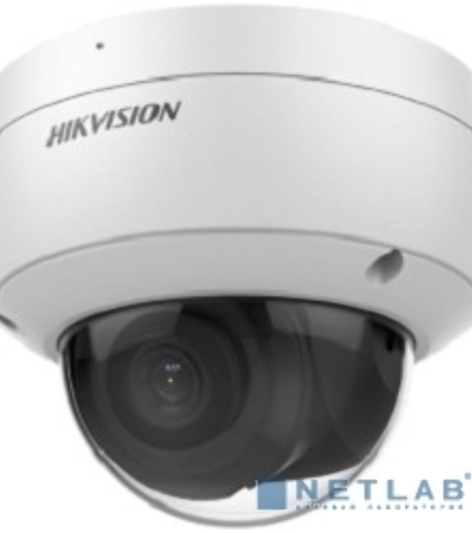 Уличная купольная IP-камера Hikvision 2Мп уличная купольная IP-камера, EXIR ИК 30м, технология AcuSense, 1/2.8 CMOS, объектив 4мм, угол 87, мех ИК-фильтр, 0.005лк@F1.6, H.265/H.265+/H.264/H.264+/MJPEG, 3 потока, 1920х1080@25к/с, WDR 120дБ 3D DNR BLC ROI, слот microSD до 256Гб, встр микрофон, 1 RJ45, DC12В/PoE, 6.5Вт, -40...+60C, IP67, IK10