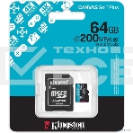 Флеш карта microSDXC 64Gb Kingston SDCG4/64Gb Canvas Go! Plus + adapter, фото6
