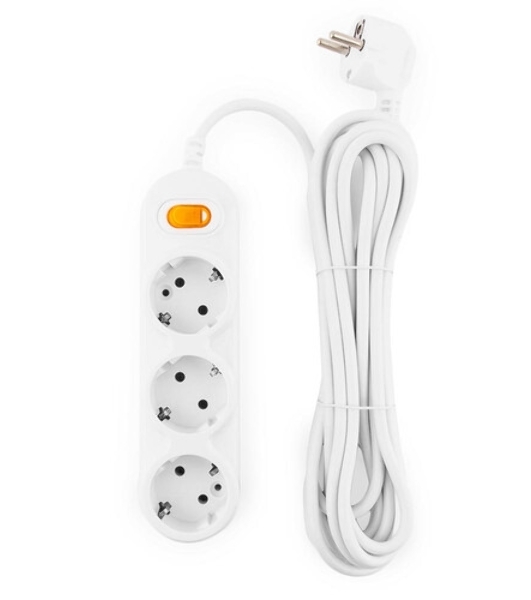 Удлинитель в бухте PowerCube 10А/2,2 кВт, 1 розетка, 20 м, оранжевый