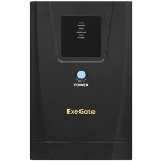 Источник бесперебойного питания ExeGate Power NB-2000.LED.AVR.8C13 (2000VA/1200W, LED, AVR, 8*C13, батарея 12V 9Ah - 2 шт., металлический корпус, Black), фото10
