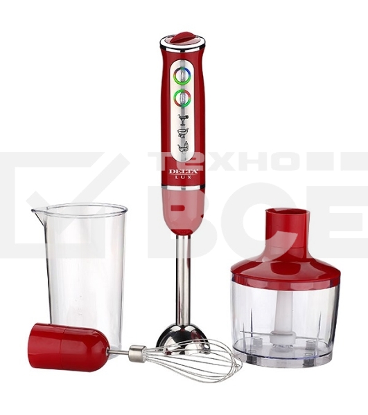 Блендер Delta LUX DL-7039B 800Вт красный
