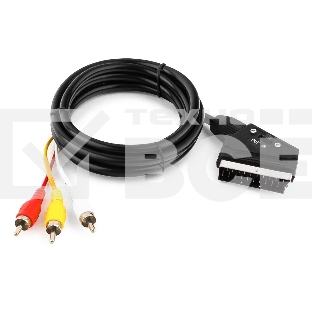 Кабель аудио/видео Gembird 1 x RCA x 3 (male) / 1 x SCART (male), 1.8 м