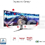 Монитор 49' ASUS ROG Strix XG49VQ VA 3840x1080, 144 Гц, 4 мс, 32:9, 450 кд/м2, 2xHDMI, 1хDP, изогнутый, черный, фото8