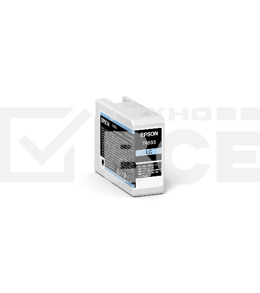 Картридж струйный Epson T46S5 (C13T46S500) светло-голубой (25 мл) для SureColor SC-P700