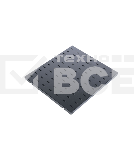 Полка перфорированная грузоподъемностью 100 кг., глубина 450 мм черный