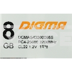 Оперативная память Digma, DDR4, 8GB (1x8 GB), 3200 MHz, CL22, SO-DIMM, фото2