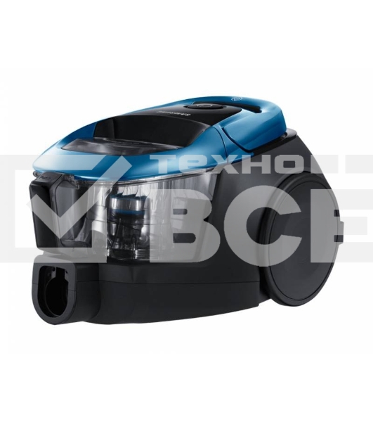 Пылесос Samsung VC18M31A0HU голубой, 380/1800 Вт, уборка сухая, пылесборник контейнер 2 л