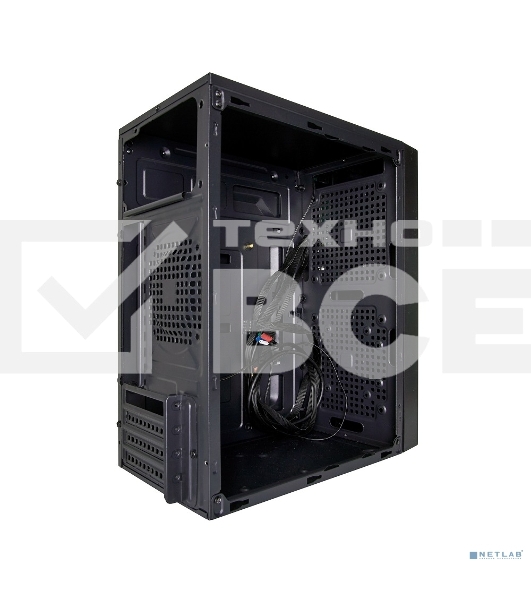 Компьютерный корпус Minitower Exegate BAA-104U Black, mATX, <AAA350, 80mm>, 2*USB+1*USB3.0, Audio