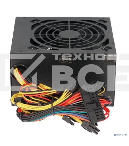 Блок питания Powerman PM-600ATX-F-BL, 600Вт, 120мм, черный