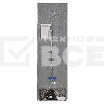 Холодильник Maunfeld MFF200NFХ10 Inverter нержавеющая сталь двухкамерный 271/106л морозилка снизу, No Frost, фото 1