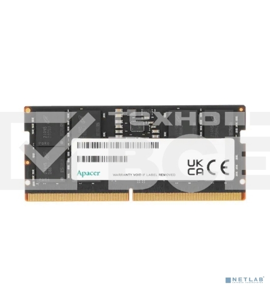 Оперативная память Apacer, DDR5, 16GB (1x16GB), 4800MHz, CL40, SO-DIMM