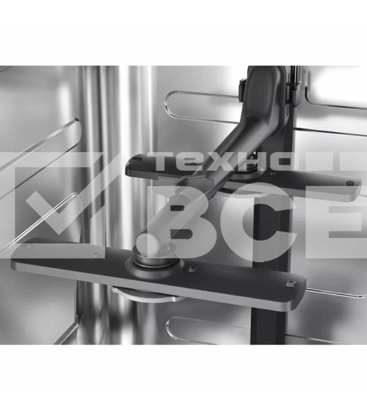 Встраиваемая узкая посудомоечная машина AEG FSE73507P ,загрузка на 10 комплектов посуды, сенсорное управление, 7 программ, 44.6x55x82 см, черный