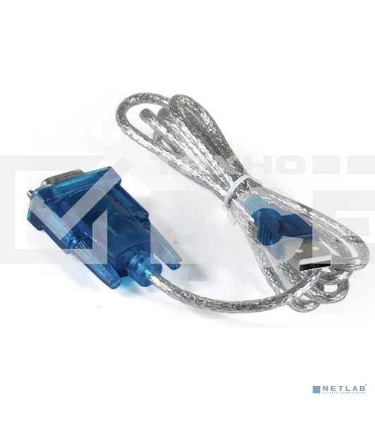 Кабель-адаптер USB 2.0-RS232 ExeGate EX-UAS-1.8 (Am/DB9M, 1,8м, крепеж разъема - винты)