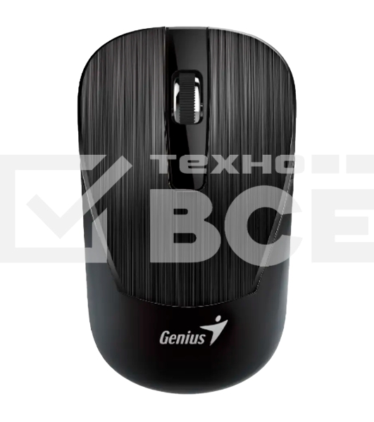Мышь беспроводная Genius NX-7015 черный, 1200 dpi, радиоканал, USB, кнопки - 3