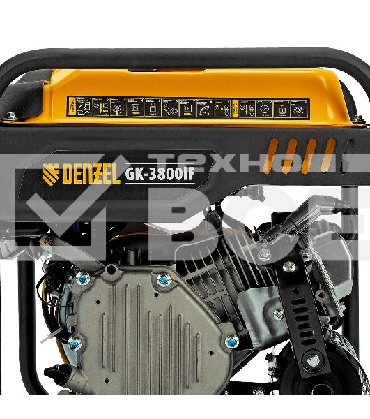 Генератор инверторный GK-3800iF, 3,8 кВт, 230 В, ручной старт DENZEL