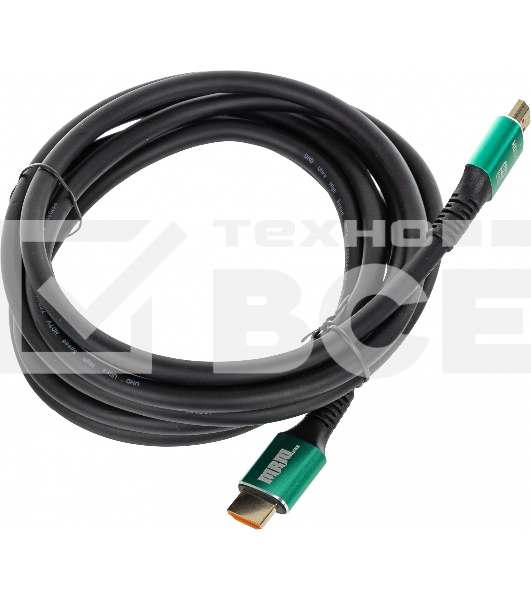 Кабель аудио-видео Premier 12392 HDMI (m)/HDMI (m) 3м. позолоч.конт. черный