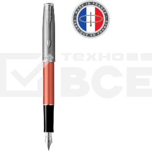 Ручка перьевая Parker Sonnet Essentials SB F545 (CW2169228) LaqOrange CT F сталь нержавеющая подар.кор.