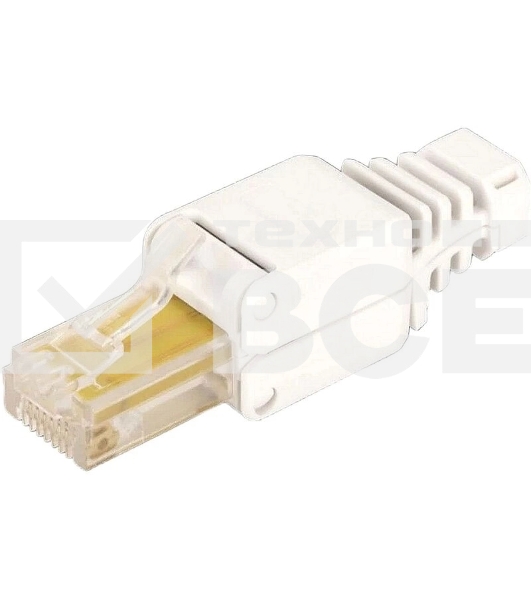 Коннектор Lanmaster полевой (LAN-TMP-S5E) FTP кат.5E RJ45 белый (упак.:1шт)