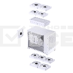 Корпус без блока питания Case JONSBO D32 STD, Mini-Tower, TG, no fan, 1xUSB-A 3.0 + 1xUSB-C 3.1, mATX, mITX White, фото23