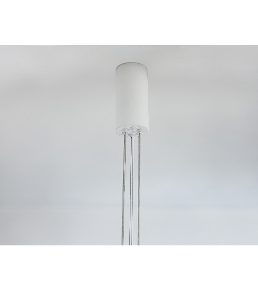 Подвесной светодиодный светильник Ambrella light FL5884/2 WH белый 45W 3000K/4200K/6400K D600/400*1200 (без ПДУ)