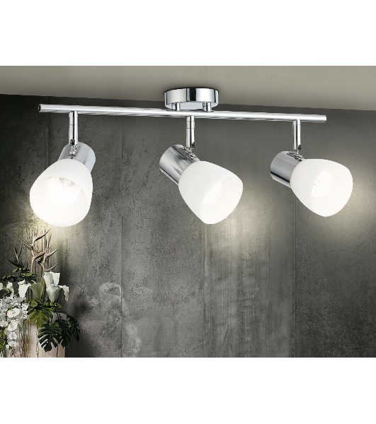 Светильник Ambrella light TR3965/3 CH/FR хром/белый матовый E27*3 max 40W 460*82*200