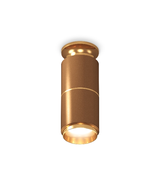 Светильник Ambrella Light XS6304190 SCF/PYG кофе песок/золото желтое полированное MR16 GU5.3 (N6905, C6304, A2062, N6124)