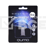 Флэш Диск USB 2.0 QUMO 8GB Cosmos QM8GUD-Cos Silver, фото 1