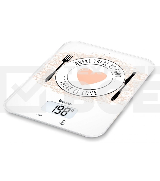 Весы кухонные Beurer KS19 Love макс.вес:5кг рисунок