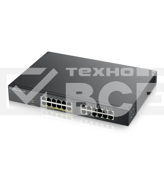 Коммутатор Zyxel GS1900-24EP-EU0101F 24G 12PoE+ 130W управляемый