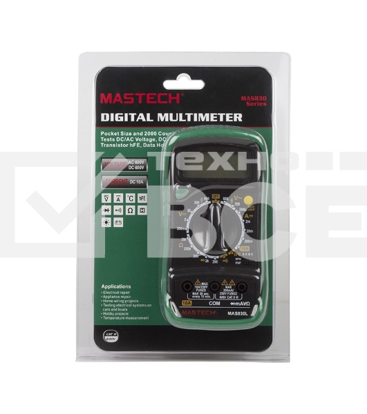 Портативный мультиметр MAS830L MASTECH