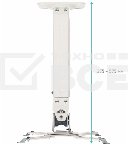Кронштейн ONKRON K5A для проектора потолочный, белый