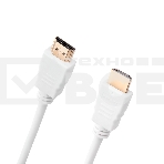 Кабель Rexant HDMI - HDMI 1.4, 2 м Gold белый, фото4