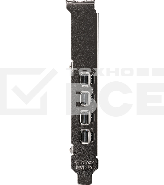 Видеокарта PNY GPU NVIDIA VCNT1000-8GB-SB PCI-Express 3.0 x16, LP8 GB GDDR6 128-bit, 4x Mini DP 1.4, 1x LP bracket.