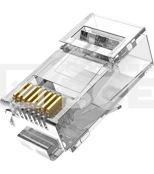 Коннектор Vention RJ45 (8p8c), UTP, cat. 6A, под витую пару (10шт.)